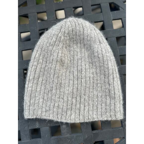 Industry of All Nations Alpaca Wool Beanie 100% Undyed Fibers  Gray Winter Hat - Picture 1 of 4